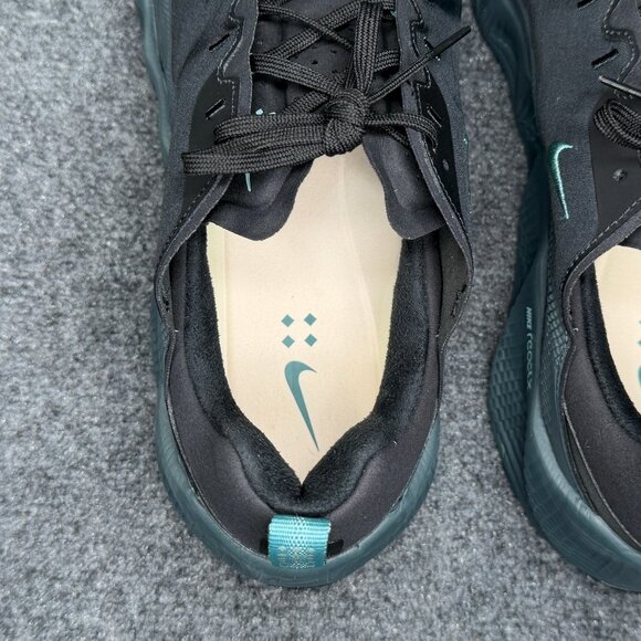 Nike Ava Rover Running Shoes Men's Size 14 Black Blue Sage ReactX Athletic Run - Picture 10 of 13